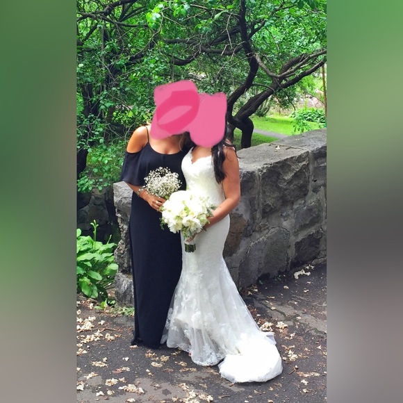 Show Me Your Mumu Black Maxi Dress Ruffle Sleeve - SMALL - Picture 3 of 4